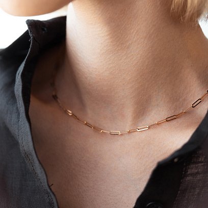 Колье "Ванесса" в красном золоте кол02205 №4