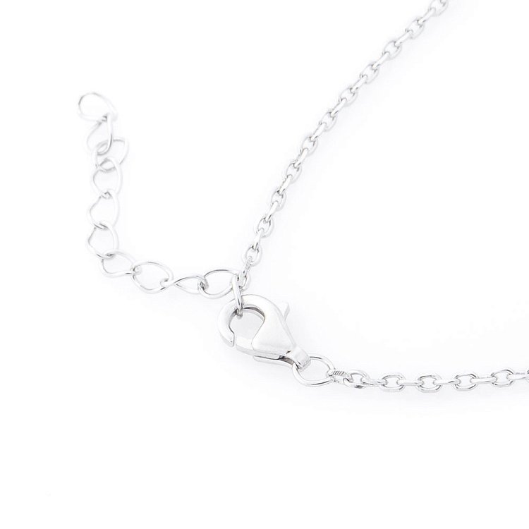 Срібне кольє з сердечком (фіаніт) 18759 від ювелірного магазину Онікс - 5