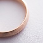 Золотое обручальное кольцо 4 мм (матовое) обр00404 от ювелирного магазина Оникс - 2