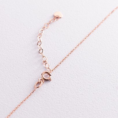 Кольє "Лунниця" в червоному золоті кол02067 №3