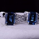 Жіночі сережки з "Лондон блакитний" топаз 121367 от ювелирного магазина Оникс