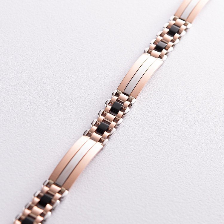 Чоловічий золотий браслет б05189 від ювелірного магазину Онікс - 2