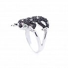 Срібний перстень "Ящірка" 111580 от ювелирного магазина Оникс