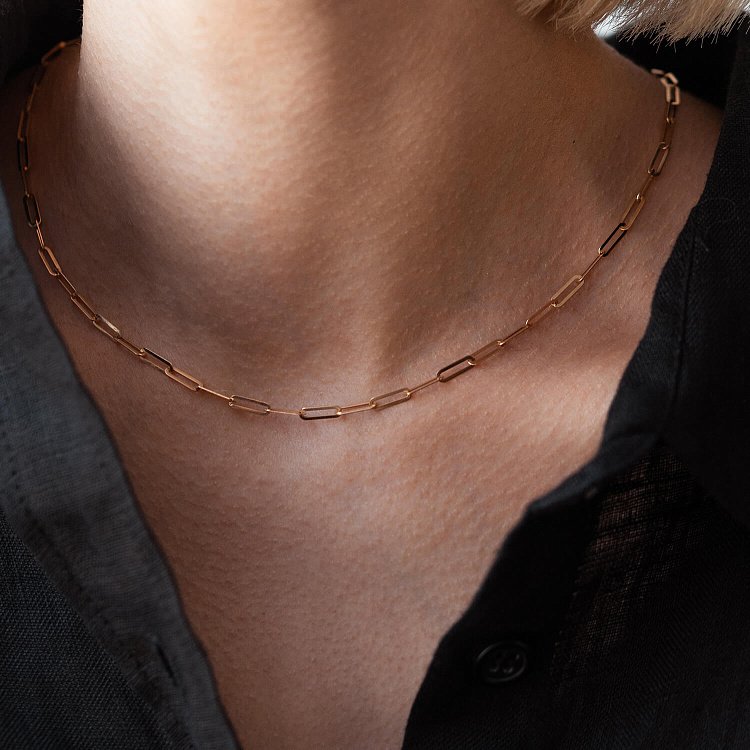 Кольє "Ванесса" у червоному золоті кол02205 від ювелірного магазину Онікс - 10