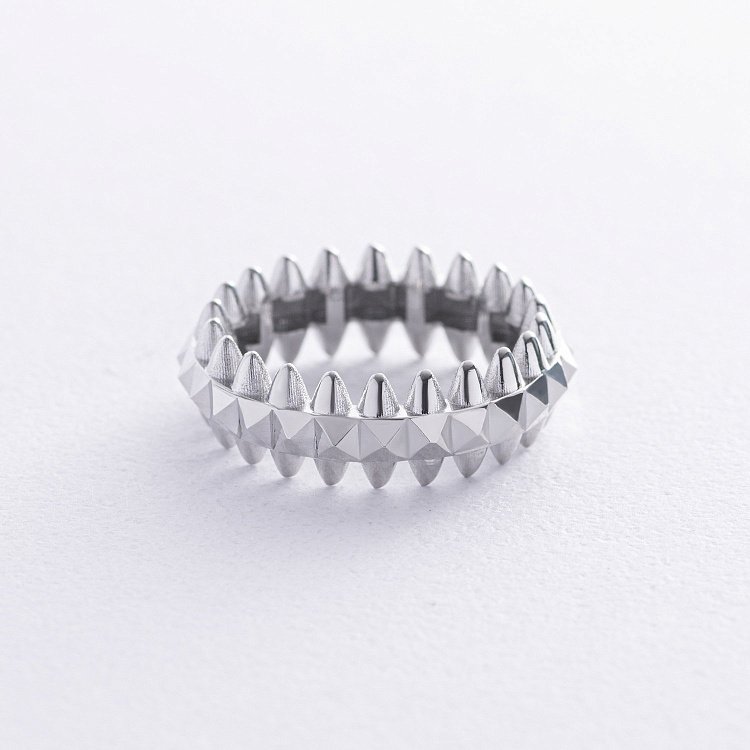 Кольцо в белом золоте к07619 от ювелирного магазина Оникс - 2