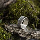 Серебряное текстурное кольцо 7017 от ювелирного магазина Оникс - 7