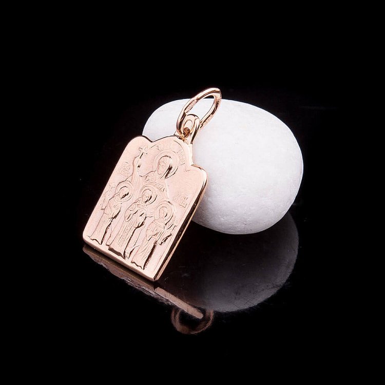 Золотая ладанка п00088 от ювелирного магазина Оникс