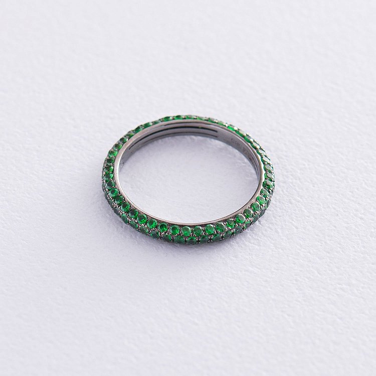 Золота каблучка (демантоїд) кб0243sth від ювелірного магазину Онікс