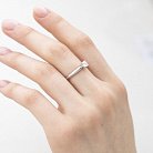 Золотое помолвочное кольцо с бриллиантом кб0220ri от ювелирного магазина Оникс - 4