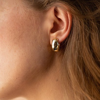 Сережки в жовтому золоті "Грація" с06690 №8