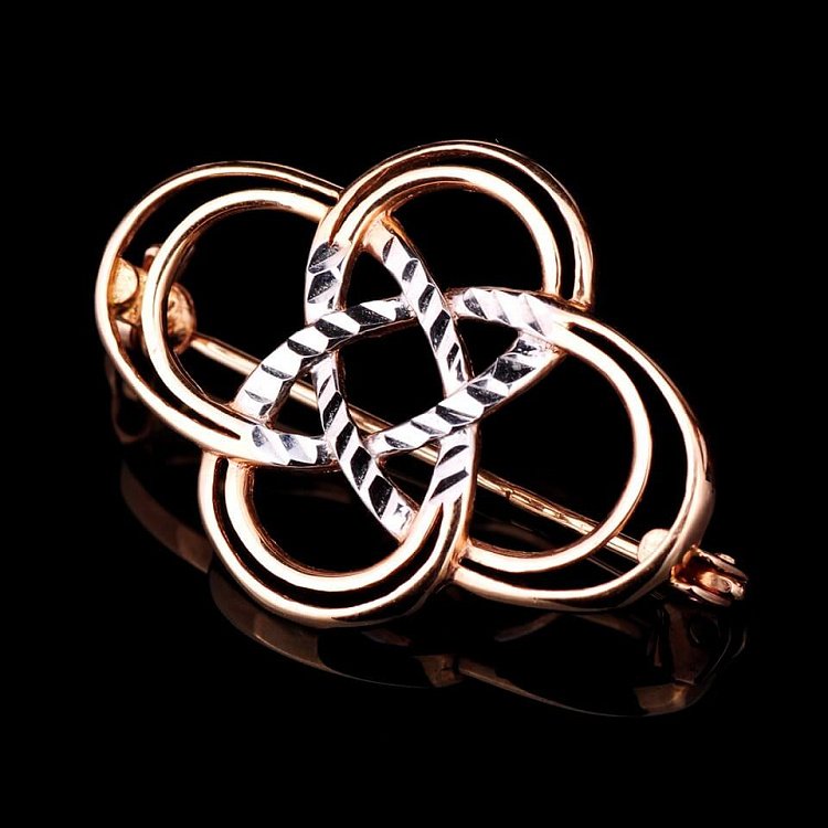 Золотая брошь зак00058 от ювелирного магазина Оникс