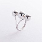 Серебряное кольцо "Шарики" 11930 от ювелирного магазина Оникс