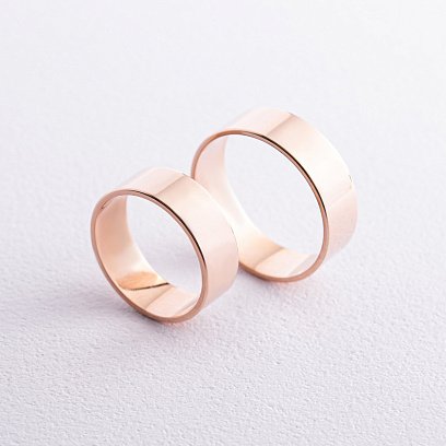 Золота обручка "Американка" (можливе гравіювання) обр00002ш6 №3