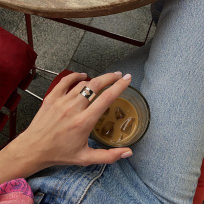 Срібна каблучка "Моя Україна" 112211 №7