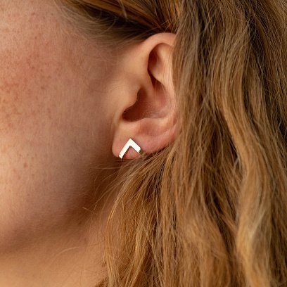 Золоті сережки - пусети "Акцент" с07444 №2