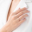 Помолвочное кольцо в красном золоте (бриллиант) кб0238 от ювелирного магазина Оникс - 5