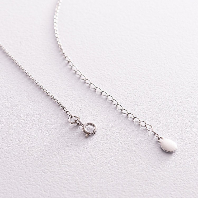 Срібне кольє з літерою "М" 1105 М від ювелірного магазину Онікс - 2