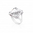 Женское серебряное кольцо с фианитом 111058 от ювелирного магазина Оникс