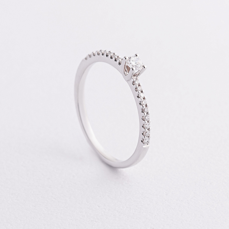 Помолвочное золотое кольцо с бриллиантами кб0634ca от ювелирного магазина Оникс