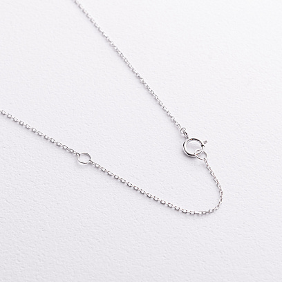 Кольє в білому золоті "Конюшина" (діаманти) колб0196mi №3