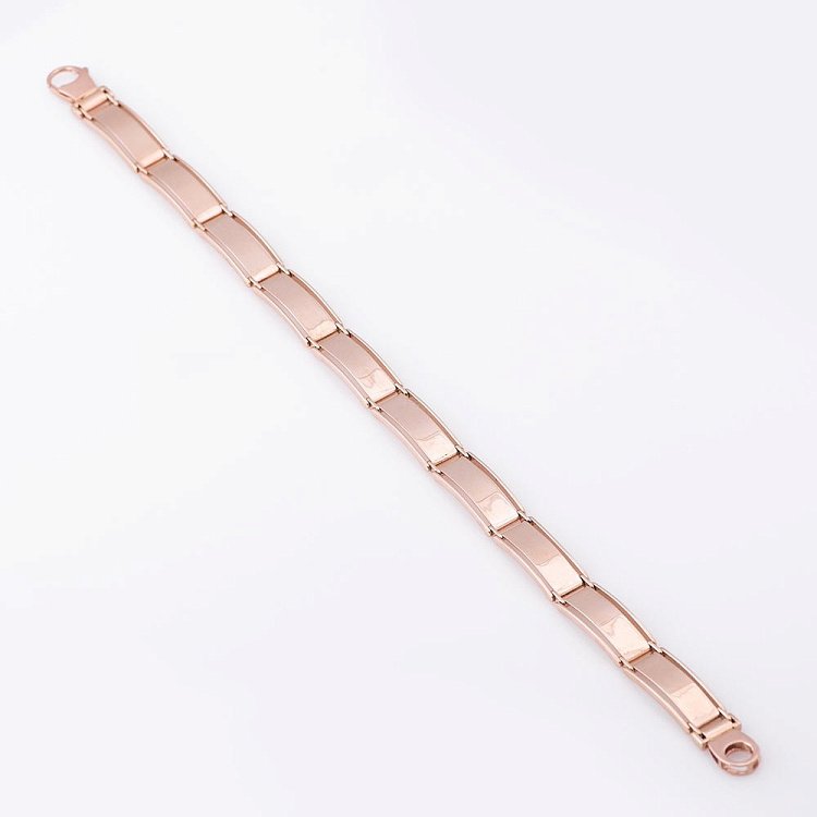 Чоловічий браслет з червоного золота б00684 від ювелірного магазину Онікс - 1