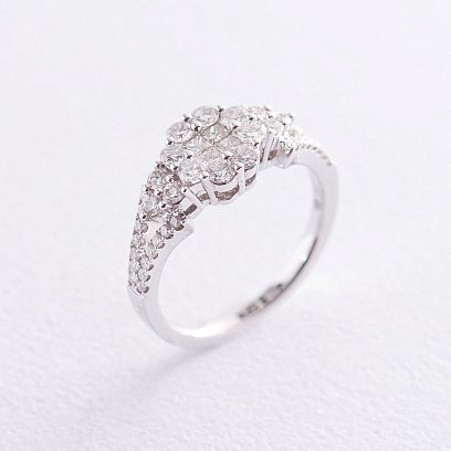 Золотое кольцо с бриллиантами DR8197cha