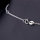 Серебряное колье "Сердца" с фианитами 18231 от ювелирного магазина Оникс - 2