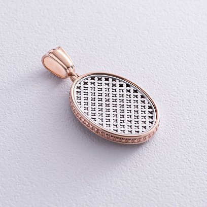 Золота ладанка "Ікона Божої Матері" 17122400 №3