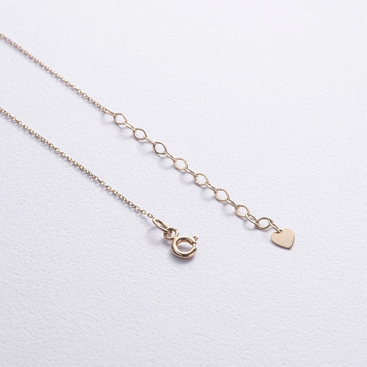 Колье с буквой "О" в желтом золоте кол02463о от ювелирного магазина Оникс - 2