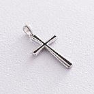 Срібний хрест (емаль) 133025 от ювелирного магазина Оникс