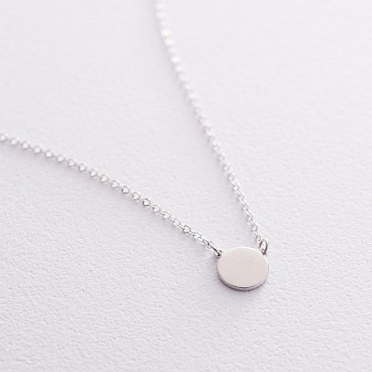 Серебряное колье "Знак зодиака Овен" 18974овен №3