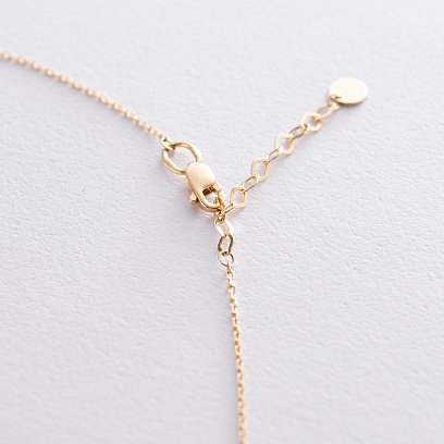 Колье "Монетки" в желтом золоте кол01460 №3