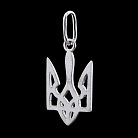 Срібна підвіска Герб України "Тризуб" 131694 от ювелирного магазина Оникс - 1