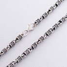 Серебряная цепочка "Фантазийное плетение" (5мм) 18461 от ювелирного магазина Оникс