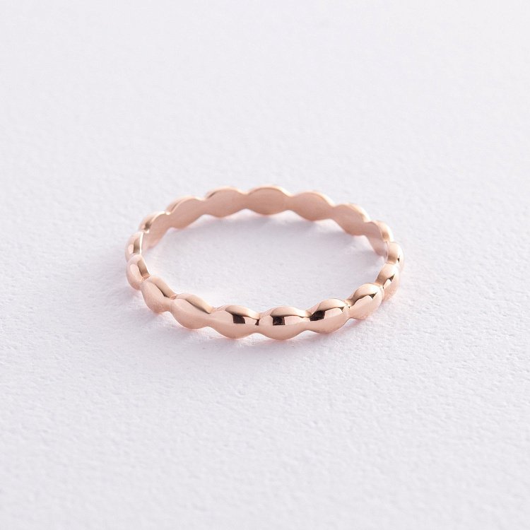 Кольцо "Милли" в красном золоте к07540 от ювелирного магазина Оникс