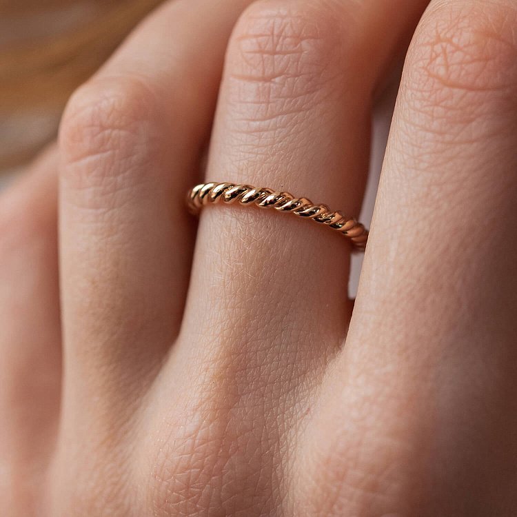 Кольцо "Мечта" в красном золоте к07362 от ювелирного магазина Оникс - 3