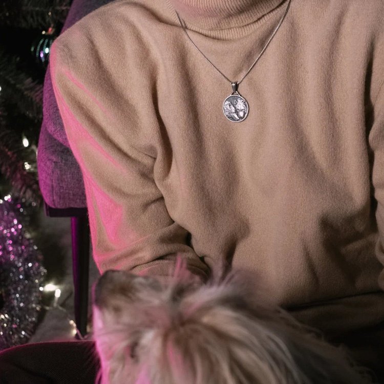 Серебряный кулон "Волчья семья" (возможна гравировка) 133219 от ювелирного магазина Оникс - 4