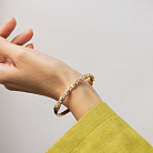 Жесткий браслет "Rosie" с фианитами (красное золото) б05727 от ювелирного магазина Оникс - 3