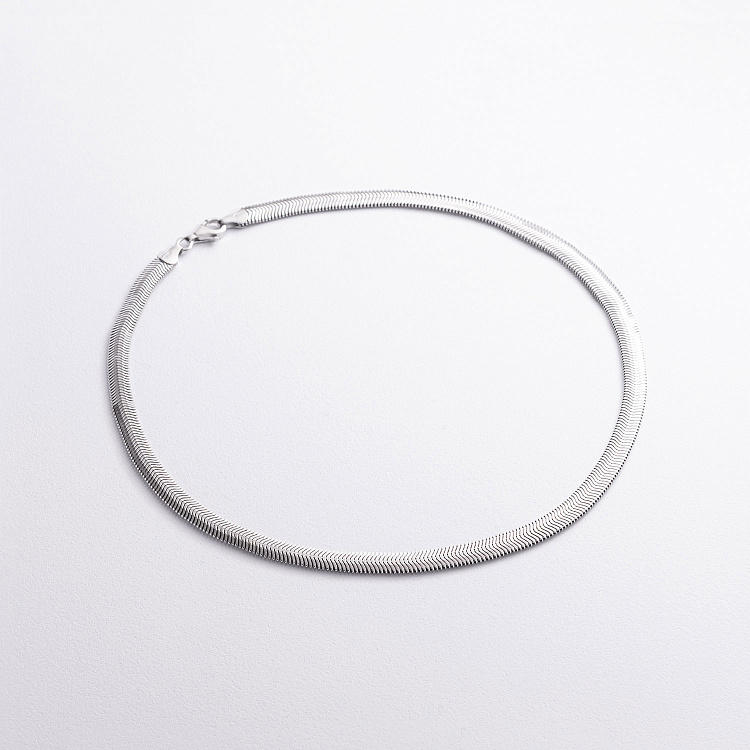 Серебряная цепочка (снейк) 6мм 15230-6 от ювелирного магазина Оникс