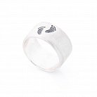 Серебряное кольцо "Ножки младенца" 112008 от ювелирного магазина Оникс - 3