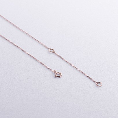 Золоте кольє (онікс, діаманти) колб0118sm №5