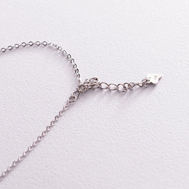 Колье "Луна" в серебре 181029 от ювелирного магазина Оникс - 5