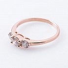 Золотое кольцо с бриллиантами р0353к от ювелирного магазина Оникс - 1