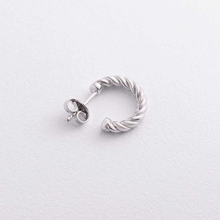 Чоловіча моносережка у сріблі Zancan ESO006 від ювелірного магазину Онікс - 1