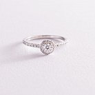 Помолвочное золотое кольцо с бриллиантами 101-10095(3.7) от ювелирного магазина Оникс