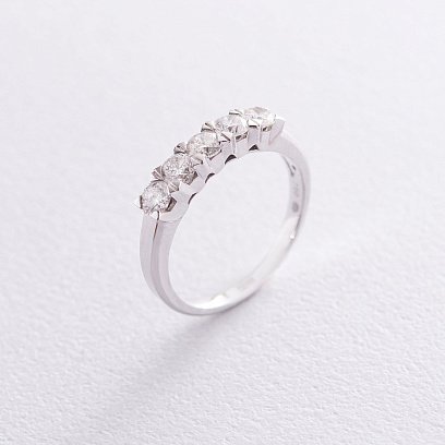 Золота каблучка з діамантами кб0092cha