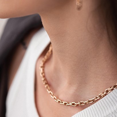 Золоте кольє "Фантазія" кол02225 №8