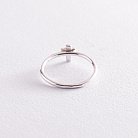 Серебряное кольцо с крестиком 112646 от ювелирного магазина Оникс - 2