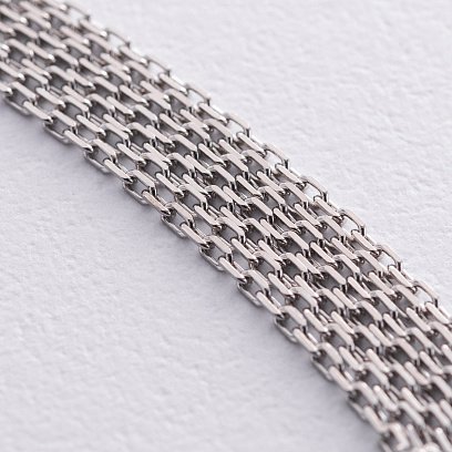 Серебряное кольцо с цепочками 112650 №13