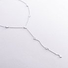 Серебряное колье - галстук "Монетки" 908-01233 от ювелирного магазина Оникс - 1